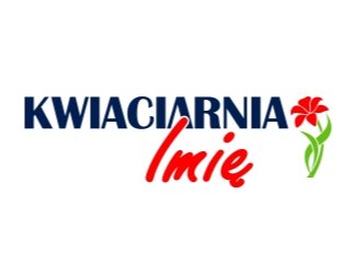 Projekt graficzny logo dla firmy online KWIACIARNIA 2